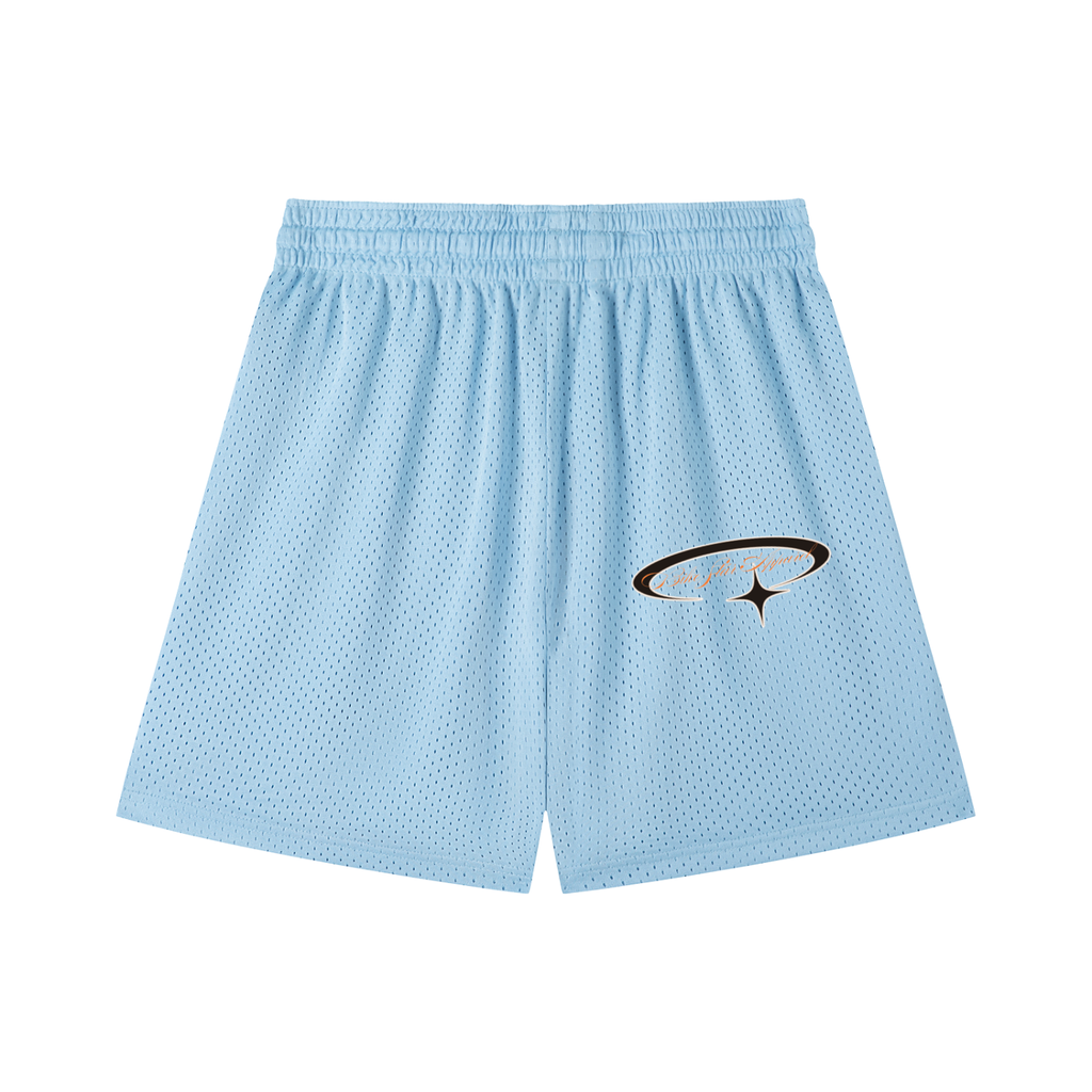 Mesh Drawstring Shorts