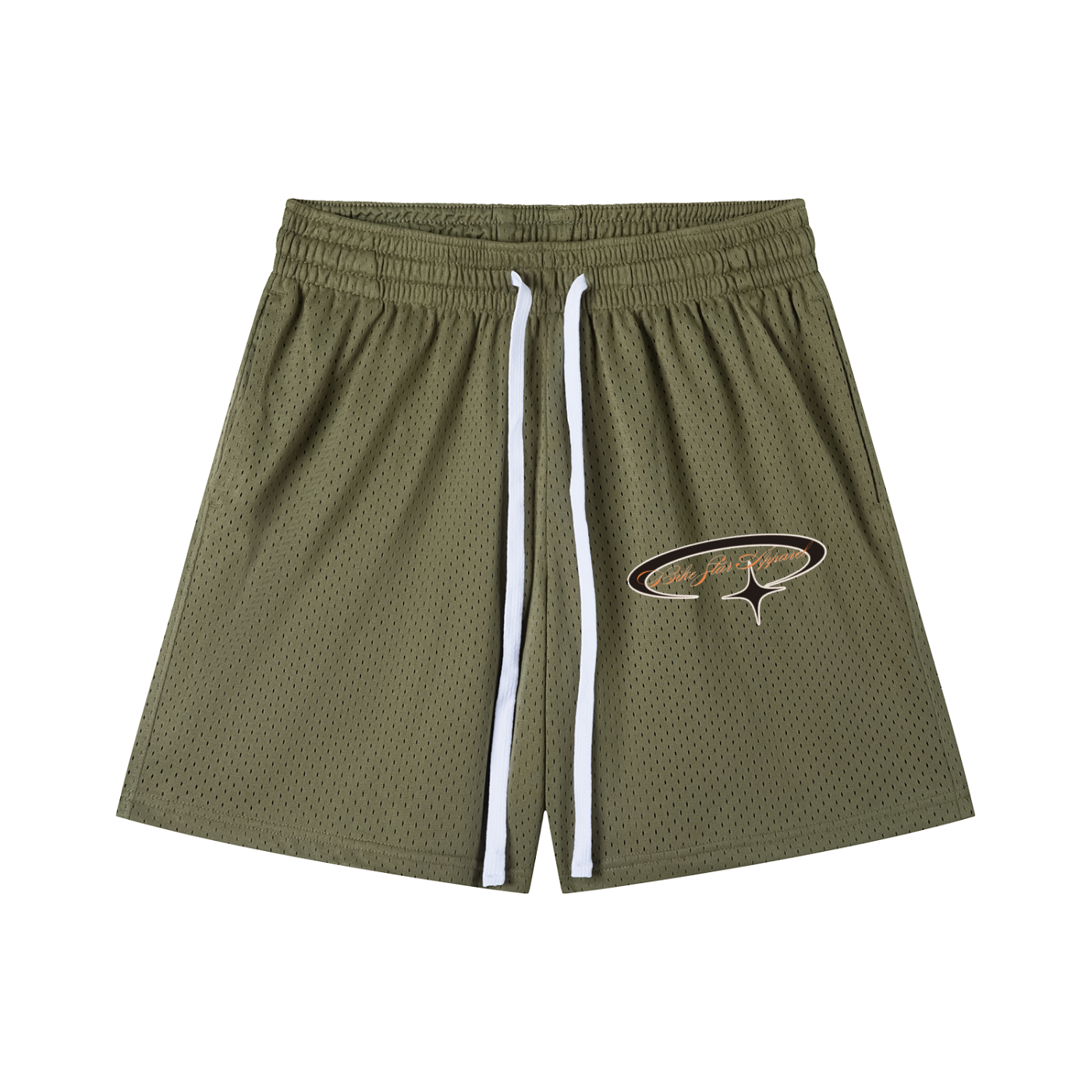 Mesh Drawstring Shorts